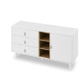 Storage Cabinet With Doors And Drawers, Chest Of Drawers, Multifunctional Storage Cabinet, Modern Chest Of Drawers, Wooden Storage Cabinet, Leather Handle Drawer Chest, Home Storage Cabinet, Office Ch White Solid Wood Mdf