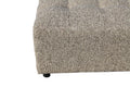 Outdoor Modular Sofa, With Aluminum Structure, Support Cushion And Back Cushion Cover Removable, Fade Resistant, Waterproof Sofa Cover Included,Light Brown The Ratebased On A Single Piece 5Unit Light Brown Aluminium 5 Seat
