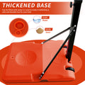 Use For Outdoor Height Adjustable 4.8 To 7.7Ft Basketball Hoop 44 Inch Backboard Portable Basketball Goal System With Stable Base And Wheels Balls Sports Transparent Garden & Outdoor Sporty Iron
