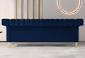 Fx P81 Bu2 Sofa Blue Velvet 2 Seat