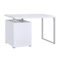 Writing Desk With 3 Drawers In White White Writting Desk Office Drawers Particle Board Mdf