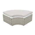 Patio Furniture Round Outdoor Sectional Sofa Set Rattan Daybed Two Tone Weave Sunbed With Retractable Canopy, Separate Seating And Removable Cushion, Gray Yes Sectional Gray Weather Resistant Frame Water Resistant Cushion Garden & Outdoor Luxury