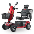 S500 Red Heavy Duty Mobility Scooter Red Metal