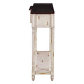 Console Table Sofa Table With Drawers For Entryway With Projecting Drawers And Long Shelf Beige, Old Sku: Wf189574Aad Beige Solid Wood Mdf