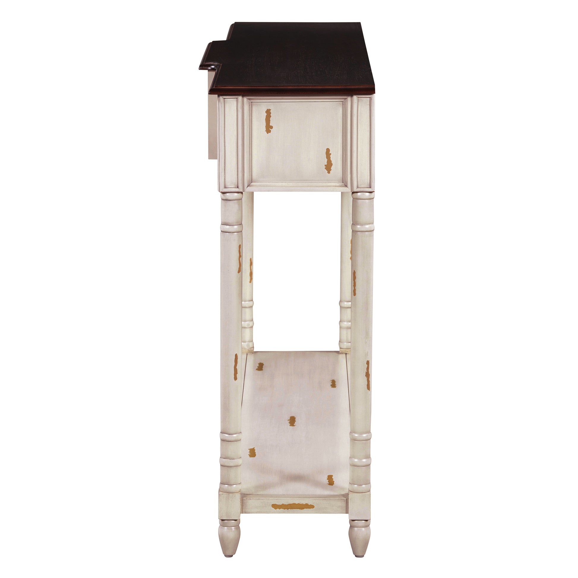 Console Table Sofa Table With Drawers For Entryway With Projecting Drawers And Long Shelf Beige, Old Sku: Wf189574Aad Beige Solid Wood Mdf