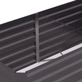 Outsunny Galvanized Raised Garden Bed Kit, Large And Tall Metal Planter Box For Vegetables, Flowers And Herbs, Reinforced, 6' X 3' X 2', Dark Gray Gray Steel
