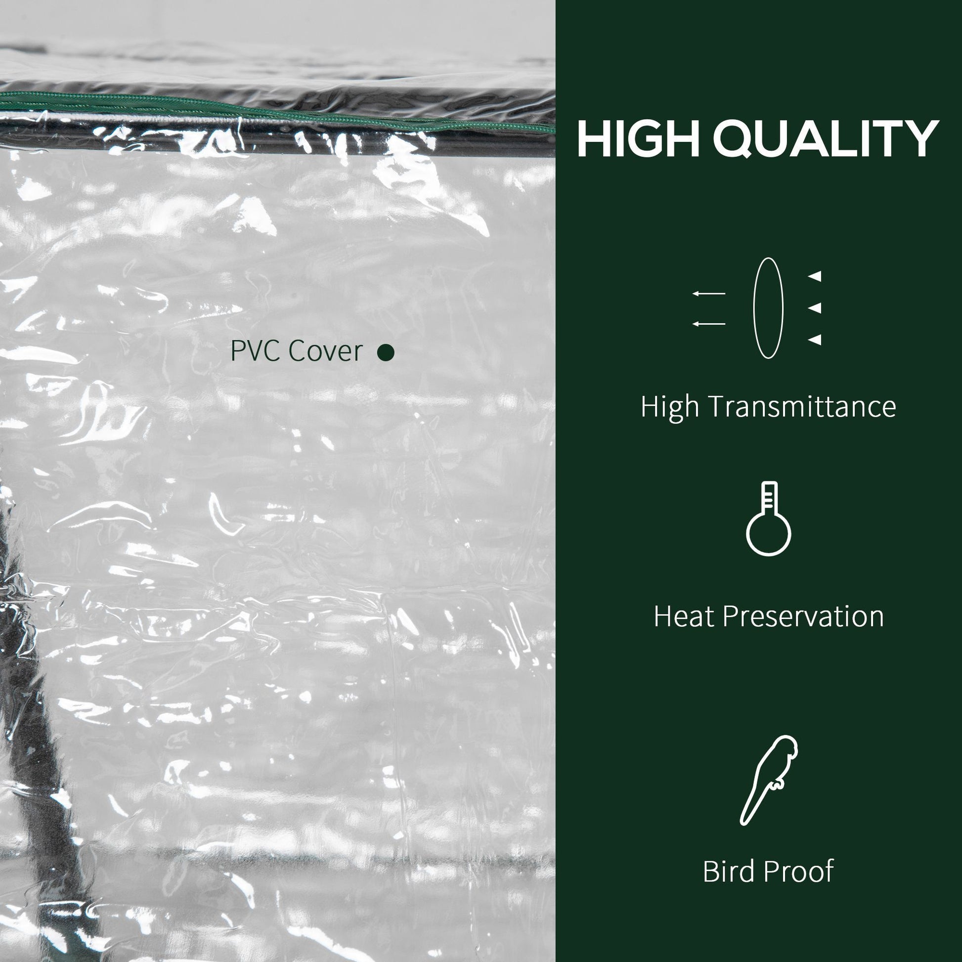 Outsunny 4' X 2' X 2' Portable Mini Greenhouse, Small Greenhouse With Pvc Cover, Roll Up Zippered Windows For Indoor, Outdoor Garden, Clear Clear Steel