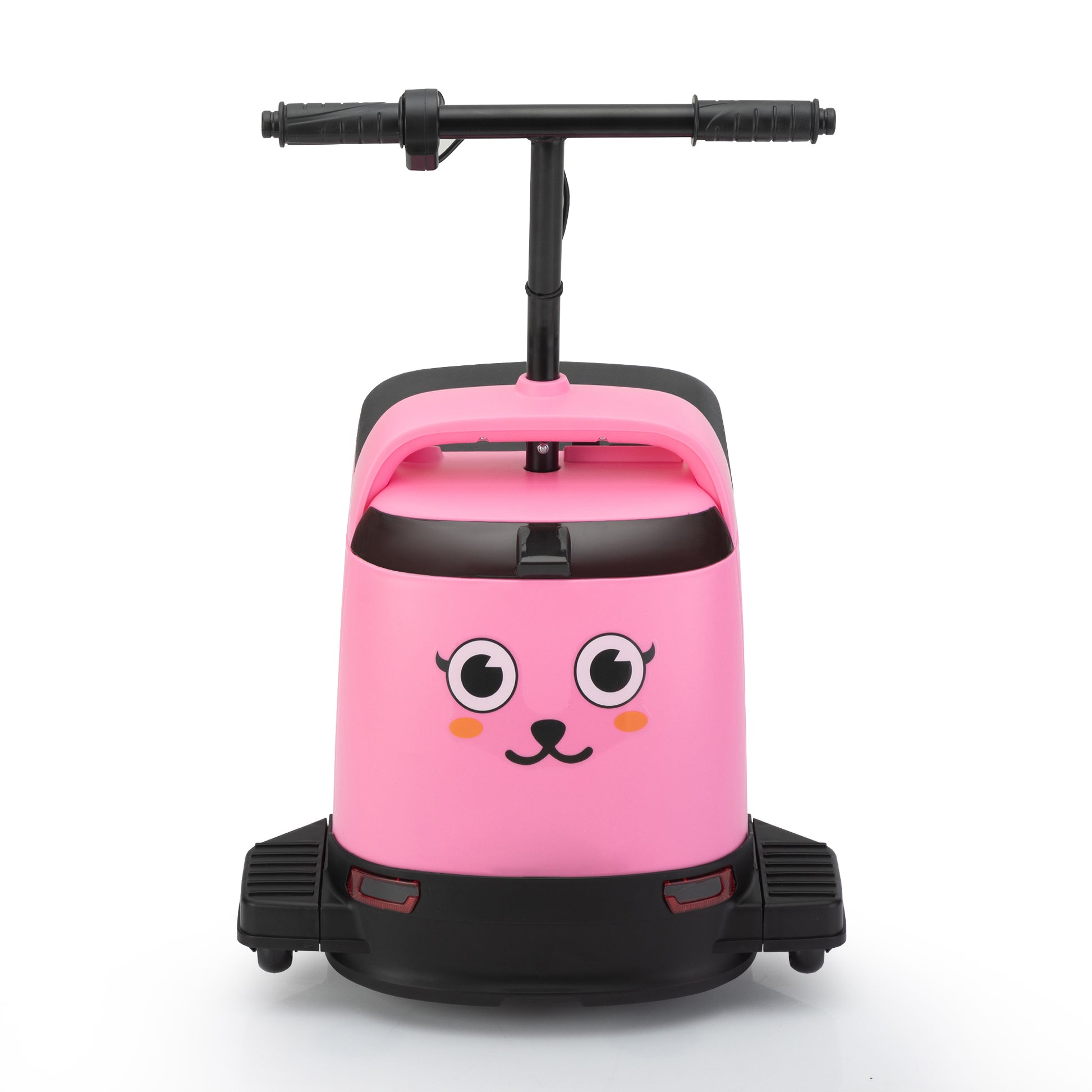 12V Kids Ride On Box, Electric Box Car With High Low Speeds, Variable Speed Throttle, Mp3, Usb, Storage, Battery Powered Toy Gift For 8 12 Years Old, Pink Black Pink Black Polypropylene