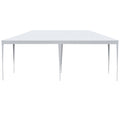 Outsunny 10' X 20' Large Party Tent, Events Shelter Canopy Gazebo With 4 Removable Side Walls, Shade Shelter For Weddings, White White Steel