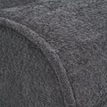 Soft Pellet Velvet Recliner Comfortable Lounge Chair With Waist Pack Padding, Modern Design, Ideal For Living Room, Bedroom Or Office Dark Gray Dark Gray Fabric 1 Seat