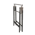 Sawhorse Lifting Bracket, Sawhorse Stand 2X4 Heavy Duty Sawhorse Adjustable Height 2 Pack Silver Stainless Steel