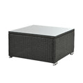 Patio Furniture Sets Yes Dark Gray Seats 6 Pe Rattan Iron Waterproof Fabric