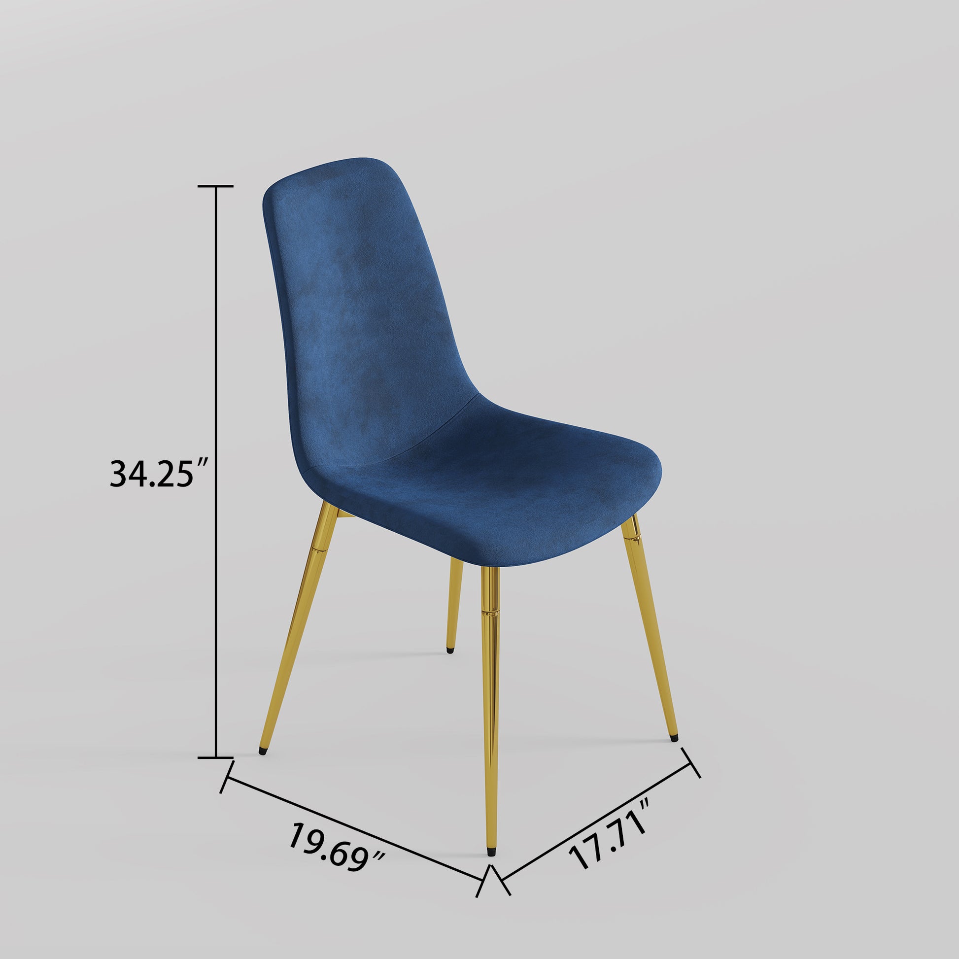 Dining Table Set Of 9, 0.32" Thick Tempered Glass Top Dining Table With Metal Legs And Eight Fabric Dining Chairs, Table Size: 62.99" L X 35.43" W X 29.92" H Gold Tempered Glass