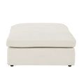 6 Seats Modular L Shaped Sectional Sofa With Ottoman,10 Pillows, Oversized Upholstered Couch W Removabled Down Filled Seat Cushion For Living Room, Chenille Beige Beige Chenille Wood Primary Living Space Soft Pillow Back Eucalyptus Square Arms Foam