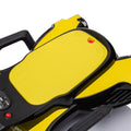 24V Kids Ride On Electric Scooter W Helmet Knee Pads,24V Ride On Toy For Kids,Spray Function,2Wd 400W Wheel Hub Motor,5.59 6.84Mph,Gravity Steering,Use For 1 2 Hours,Exercise Your Child Age 6 . Yellow Polypropylene