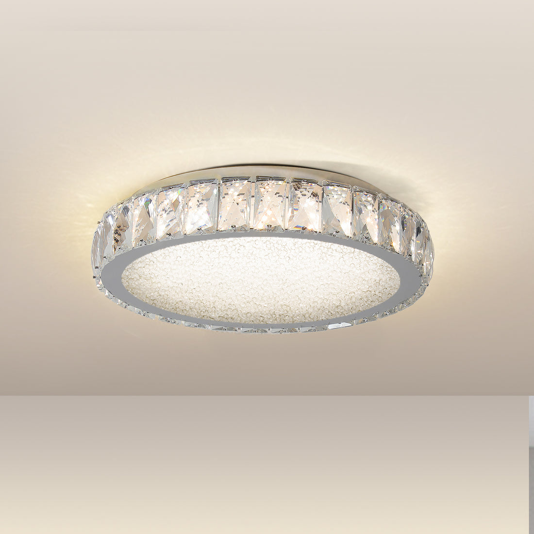 Same As W1340120156 L5012 Embedded Crystal Chandelier Included Led Transparent Modern Crystal