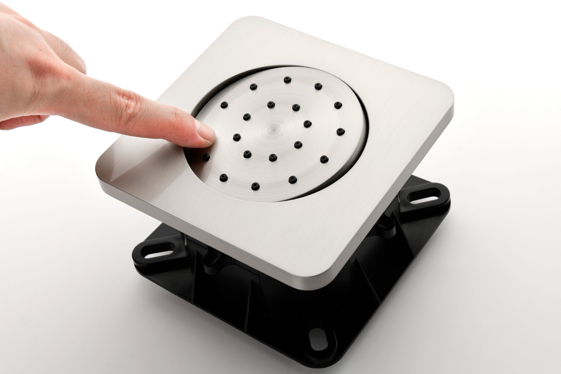 Shower System With Shower Head, Hand Shower, Slide Bar, Bodysprays, Shower Arm, Hose, Valve Trim, And Lever Handles Brushed Nickel Brass