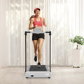 Treadmills For Home, Treadmill With Led For Walking & Running Grey Iron