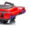 24V Kids Ride On Electric Scooter W Helmet Knee Pads,24V Ride On Toy For Kids,Spray Function,2Wd 400W Wheel Hub Motor,5.59 6.84Mph,Gravity Steering,Use For 1 2 Hours,Exercise Your Child Age 6 . Red Polypropylene