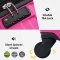 Luggage With Tsa Lock Spinner Wheels Hardside Expandable Luggage Travel Suitcase Check In Luggage Abs 24