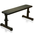 The Flat Weight Bench For Strength Training W 5 Level Adjustable Height Indoor Fitness Black Gym Steel