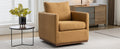 Mid Century Modern Swivel Accent Chair Armchair For Living Room, Bedroom, Guest Room, Office, Mustard Yellow 1 Mustard Yellow Linen