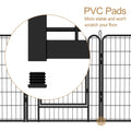 12 Panels Heavy Duty Metal Playpen With Door,31.7