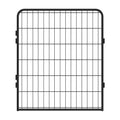 6 Panels Heavy Duty Metal Playpen With Door,31.7