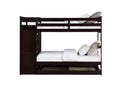 Allentown Bunk Bed Twin Twin & Storage In Espresso 10170W Espresso Solid Wood