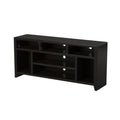 Urban Loft 66 Inch Tv Stand Console For Tvs Up To 80 Inches, No Assembly Required, Mocha Finish Brown Espresso Primary Living Space 70 79 Inches 70 79 Inches Contemporary,Modern,Transitional Poplar 75 Inches Wood