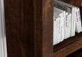 Sausalito 79 Inch High Bookcase, No Assembly Required, Whiskey Finish 7 Brown Brown Standard Horizontal Office Closed Back Wood Rustic,Transitional Alder Wood