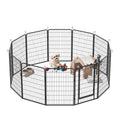 12 Panels Heavy Duty Metal Playpen With Door,39.37