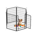 6 Panels Heavy Duty Metal Playpen With Door,39.37