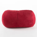 Michael 4 Foot Cylindrical Suede Bean Bag, Red Red Polyester