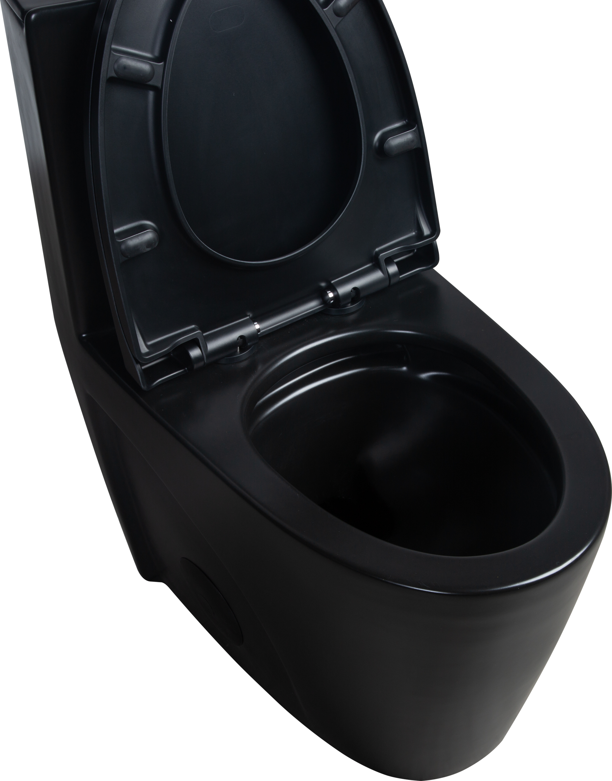 1.1 1.60 Gpf Dual Flush One Piece Toilet, Water Saving Elongated Comfort Height Floor Mounted, Soft Close Seat, 1000 Gram Map Flushing Score Toilet, Matte Black 23T01 Mb 1 Matte Black Ceramic