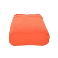 Kasper Water Resistant 6'X3' Lounger Bean Bag, Coral Coral Waterproof Fabric