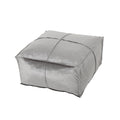 Nati Square Pouf, Smoke Smoke Velvet