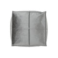 Nati Square Pouf, Smoke Smoke Velvet