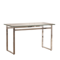 Modern Minimalist Rectangular Glass Dining Table For 4 6 With 0.31