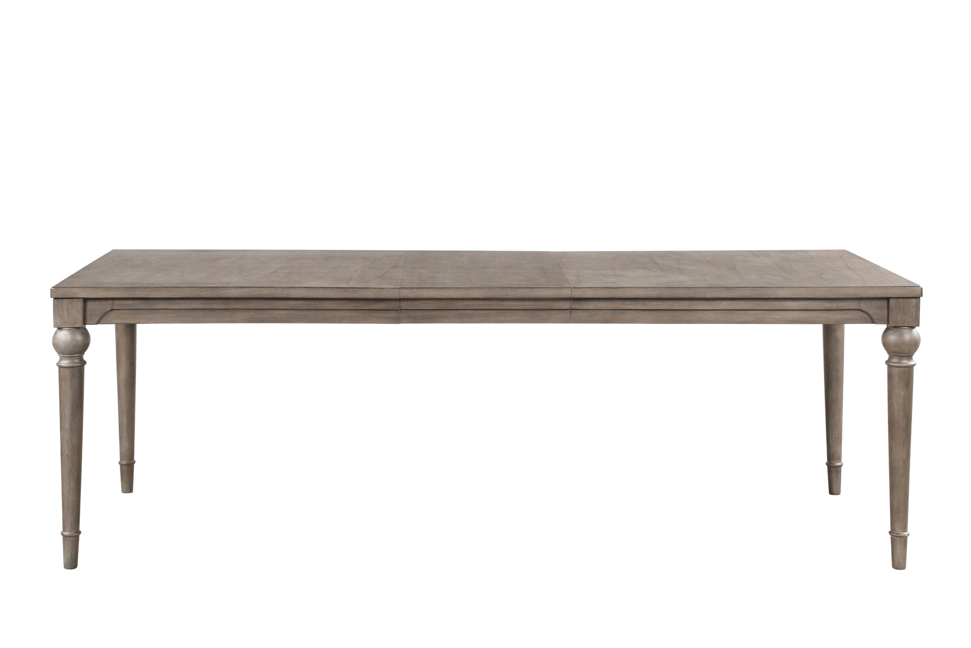 Middleton 72 Inch Dining Table, Extends To 90 Inches, Vintage Hazel Finish Greige Seats 8 Gray Dining Room European,Modern,Transitional Freestanding Poplar Rectangular Kitchen & Dining Tables Rectangular Wood