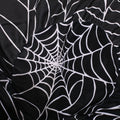 Spiderweb 3 Foot Holloween Bean Bag, Black And White Black White Fabric