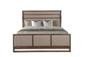 Arcadia Queen Size Bed, Old Forest Glen Finish Box Spring Required Queen Brown Wood Brown Bedroom Lodge,Modern,Rustic,Transitional Pine Panel Polyester Pine