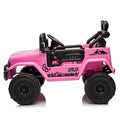 Licensed Toyota Fj Cruiser,12V Kids Ride On Car 2.4G W Parents Remote Control,Electric Car For Kids,Three Speed Adjustable,Power Display, Usb,Mp3 ,Bluetooth,Led Light,Three Point Safety Belt Pink Plastic