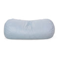 Aruba 8 Foot Microfiber Cylindrical Bean, Bag, Seafoam Seafoam Microfiber