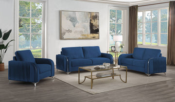 Wenona Sofa, Blue Velvet Lv01774 Blue Velvet