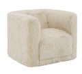 Upendo Chair W Swivel, Beige Yakety Yak Sand Beige Wood