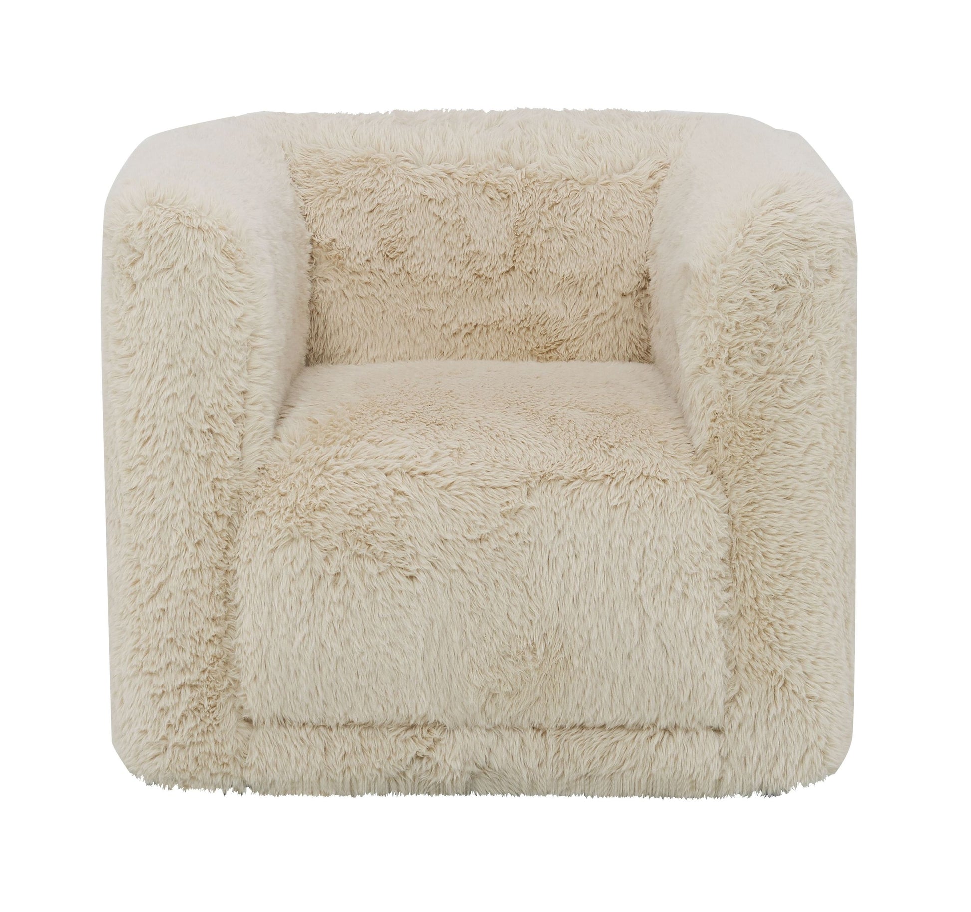 Upendo Chair W Swivel, Beige Yakety Yak Sand Beige Wood