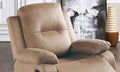 Elegant Modern Peat Color Microfiber Motion Recliner Chair 1Pc Couch Manual Motion Plush Armrest Tufted Back Living Room Furniture Grey Brown Microfiber Manual Handle Metal Primary Living Space Cushion Back Contemporary,Modern,Transitional Handle Pillow