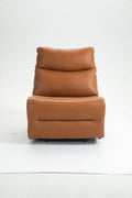 Lounge Chair Lift Chair Relax Sofa Chair Sitting Room Furniture Sitting Room Power Supply Elderly Electric Lounge Chair Orange Leather