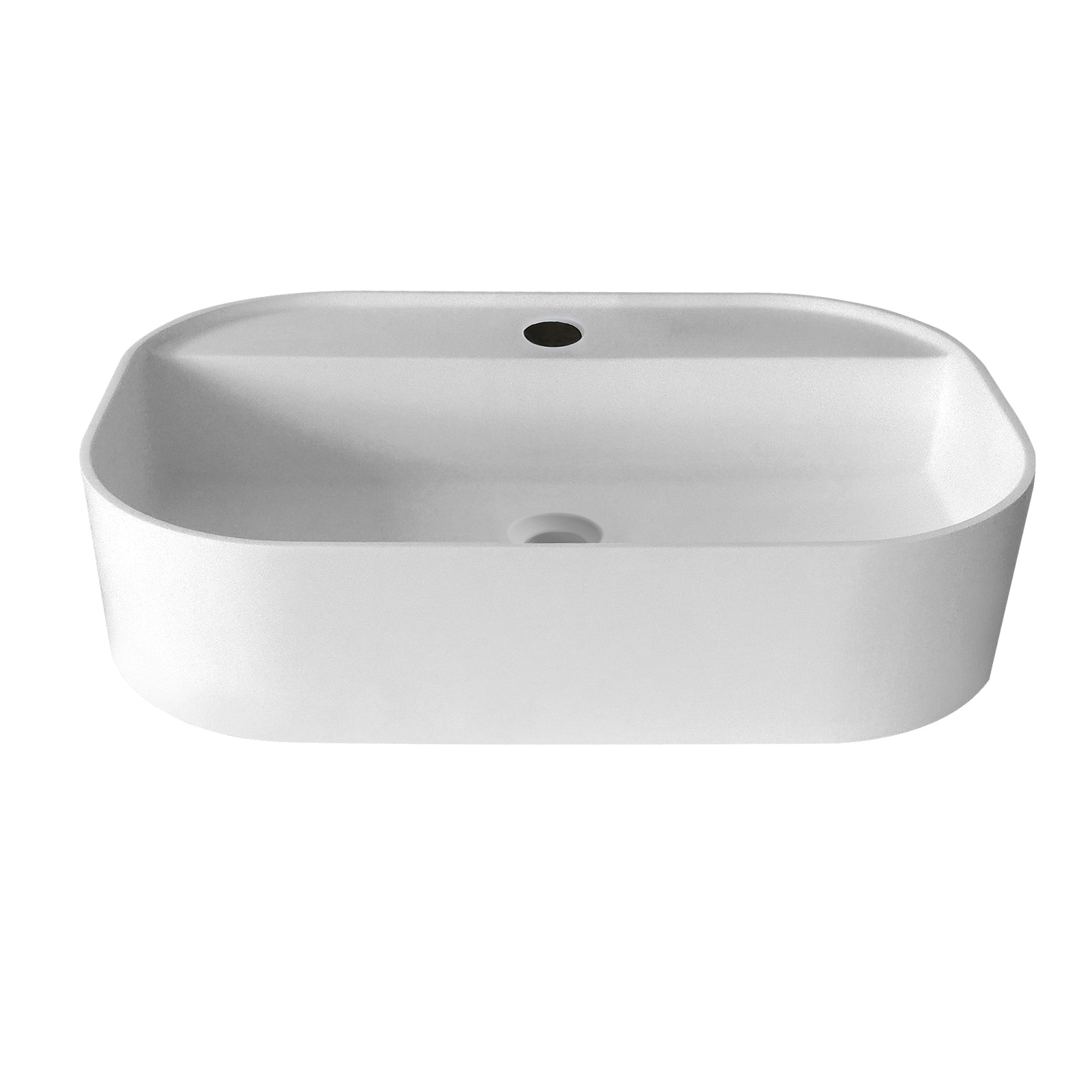 23.6" Solid Surface Basin White Bathroom Classic,Luxury,Modern Solid Surface Solid Surface